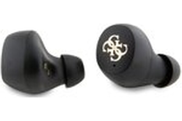 Słuchawki Guess GUTWSP4EGK 4G Metal Logo Dokanałowe Bezprzewodowe czarny