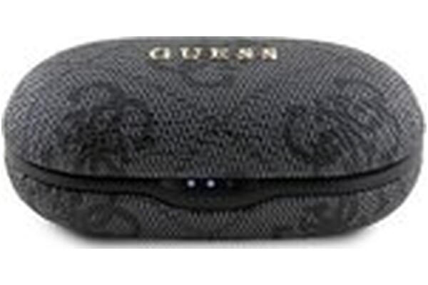 Słuchawki Guess GUTWSP4EGK 4G Metal Logo Dokanałowe Bezprzewodowe czarny