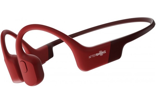 Słuchawki AfterShokz Aeropex Przewodnictwo kostne Bezprzewodowe czerwony