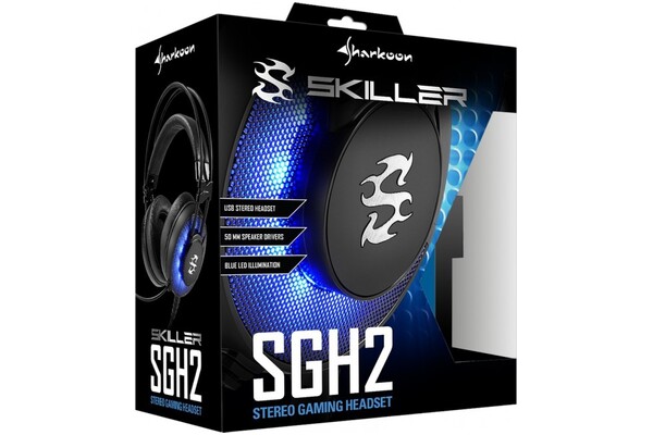Słuchawki Sharkoon Skiller SGH2 Nauszne Przewodowe czarny