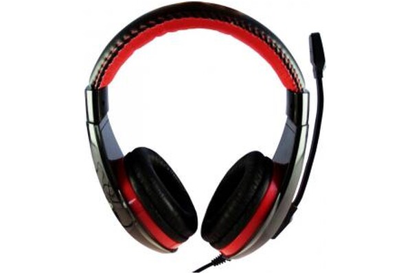 Słuchawki Media-Tech MT3574 Nemesis Nauszne Przewodowe czerwony