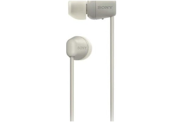Słuchawki Sony WIC100 Dokanałowe Bezprzewodowe beżowy