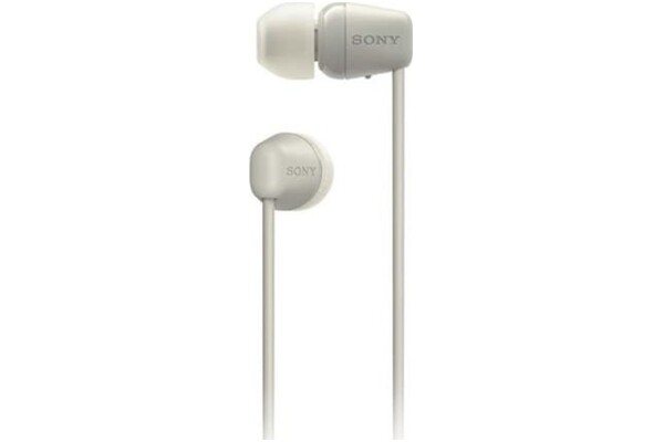Słuchawki Sony WIC100C Dokanałowe Bezprzewodowe beżowy