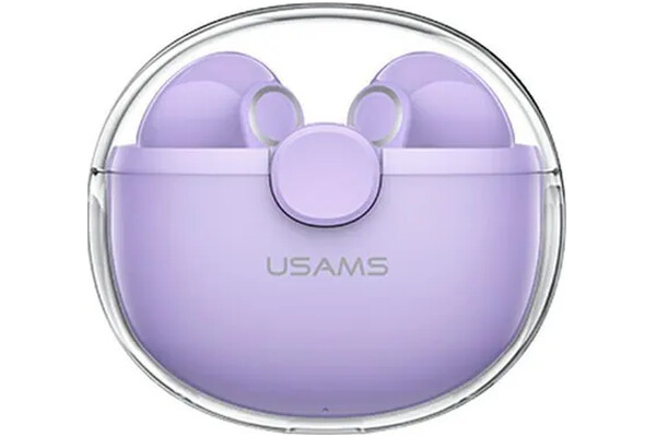 Słuchawki USAMS USA001151 Douszne Bezprzewodowe fioletowy
