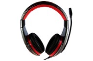 Słuchawki Media-Tech MT3574 Nemesis Nauszne Przewodowe czarno-czerwony