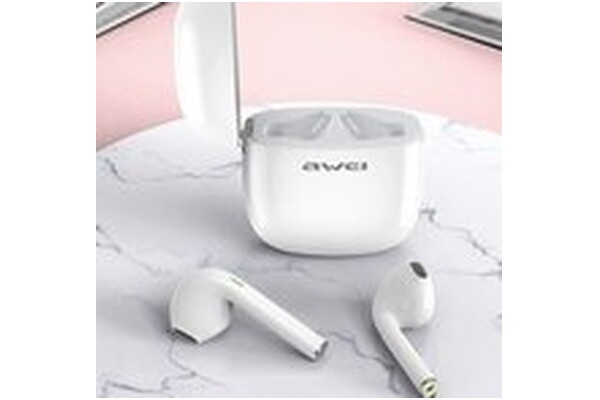 Słuchawki Awei T28 Douszne Bezprzewodowe biały