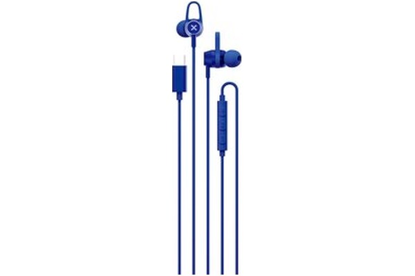 Słuchawki XMUSIC CEP100B Douszne Przewodowe niebieski