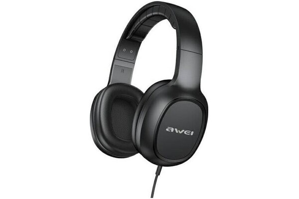 Słuchawki Awei GM6 Nauszne Przewodowe czarny