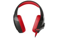 Słuchawki Mad Dog GH701 Nauszne Przewodowe czarno-czerwony