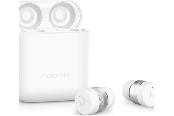Słuchawki Motorola VerveBuds 120 Dokanałowe Bezprzewodowe biały