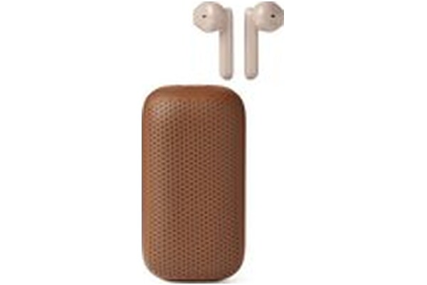 Słuchawki LEXON LA127C Speakerbuds Douszne Bezprzewodowe brązowy