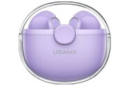 Słuchawki USAMS BHUBU02 Douszne Bezprzewodowe fioletowy