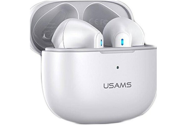 Słuchawki USAMS NX10 Douszne Bezprzewodowe biały