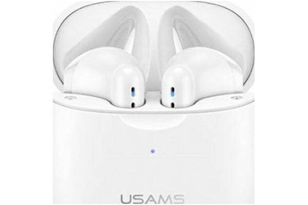 Słuchawki USAMS BHUIA02 Douszne Bezprzewodowe biały