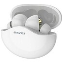 Słuchawki Awei T12 Dokanałowe Bezprzewodowe biały