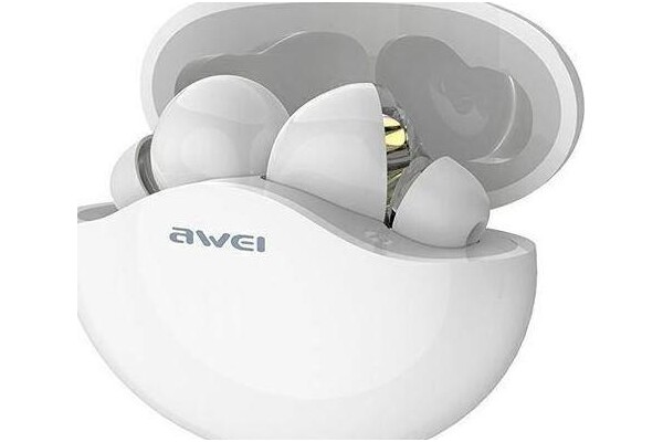Słuchawki Awei T12 Dokanałowe Bezprzewodowe biały
