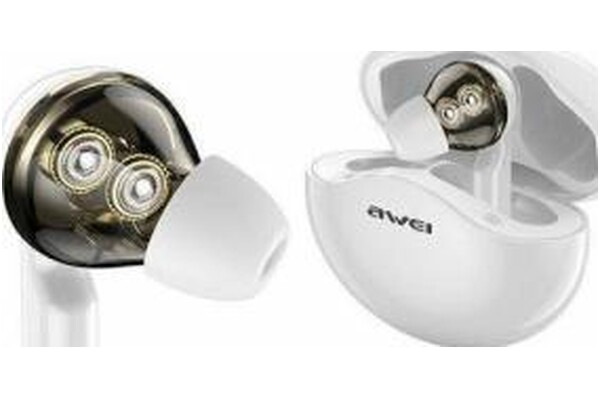 Słuchawki Awei T12 Dokanałowe Bezprzewodowe biały