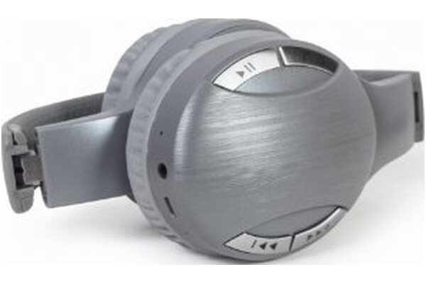 Słuchawki Gembird BTHS01SV Nauszne Bezprzewodowe srebrny