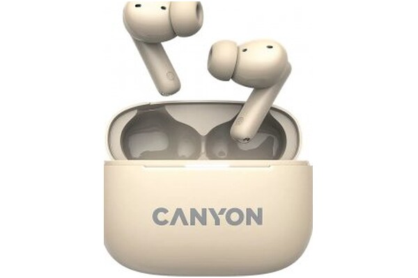 Słuchawki Canyon TWS10 OnGo Dokanałowe Bezprzewodowe beżowy