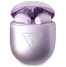 Słuchawki Guess GUTWST82TRU Triangle Logo Douszne Bezprzewodowe fioletowy