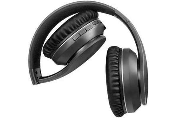 Słuchawki LogiLink BT0053 Nauszne Bezprzewodowe czarny