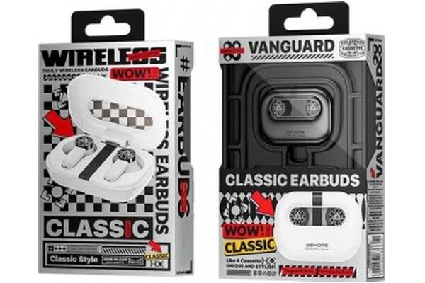 Słuchawki WEKOME VA06 Vanguard Series Dokanałowe Bezprzewodowe biały