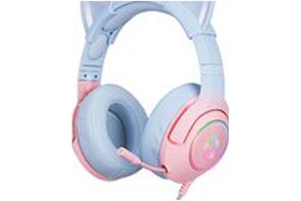 Słuchawki Onikuma K9 Nauszne Przewodowe Różowo-niebieski