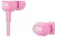 Słuchawki XO S6 Dokanałowe Przewodowe różowy