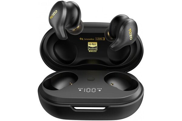 Słuchawki TOZO X1 Golden Dokanałowe Bezprzewodowe czarny