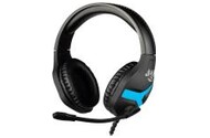 Słuchawki Konix Mythics Nemesis PS4 Nauszne Przewodowe czarno-niebieski