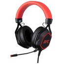 Słuchawki Konix UFC Casque Gaming Nauszne Przewodowe czarno-czerwony