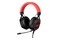 Słuchawki Konix UFC Casque Gaming Nauszne Przewodowe czarno-czerwony