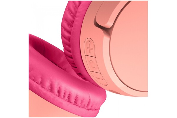 Słuchawki Belkin SoundForm Mini Kids Nauszne Bezprzewodowe różowy