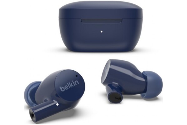 Słuchawki Belkin SoundForm Rise Dokanałowe Bezprzewodowe niebieski
