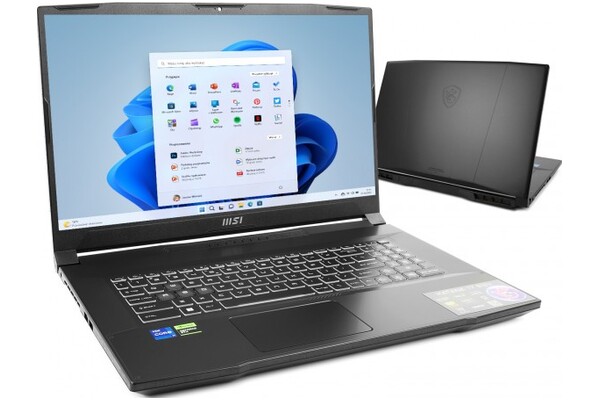 Laptop MSI Katana 17 17.3" Intel Core i7 NVIDIA GeForce RTX 4060 32GB 1024GB SSD Windows 11 Home