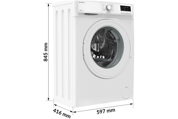 Pralka Sharp ESHFM6102WDPL 6.0kg 1000obr./min