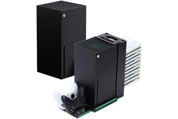 Konsola Microsoft Xbox Series X 1024GB czarny + podstawka chłodząca