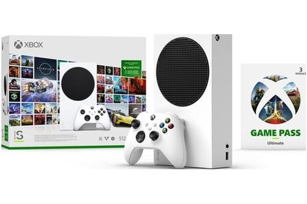 Konsola Microsoft Xbox Series S 512GB biały + Game Pass Ultimate