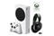 Konsola Microsoft Xbox Series S 512GB biały + Game Pass Ultimate + słuchawki STEELSERIES