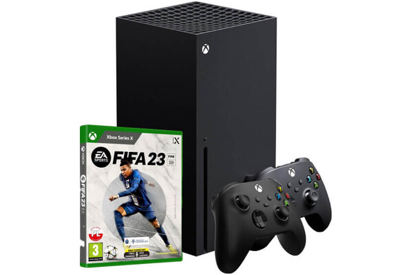 Konsola Microsoft Xbox Series X 1TB czarny + FIFA 23 + Kontroler XBOX