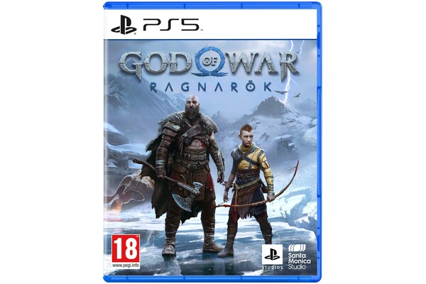 Konsola Sony PlayStation 5 Slim 1024GB biało-czarny + God of War Ragnarok
