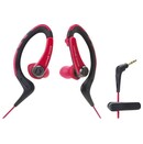 Słuchawki AUDIO-TECHNICA ATHSPORT1RD Douszne Przewodowe czerwony