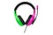 Słuchawki BigBen V1 Nauszne Przewodowe Zielono-różowy