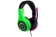 Słuchawki BigBen V1 Nintendo Switch Nauszne Przewodowe różowo-zielony