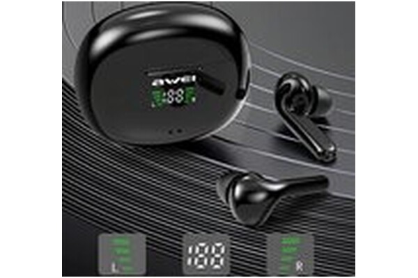 Słuchawki Awei T15P Dokanałowe Bezprzewodowe czarny
