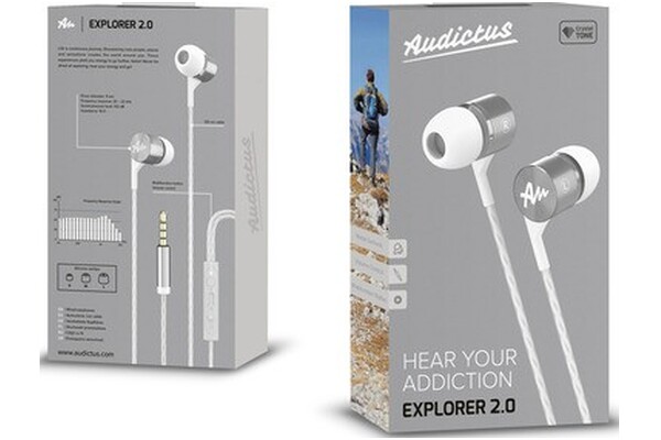Słuchawki Audictus Explorer 2.0 Dokanałowe Przewodowe