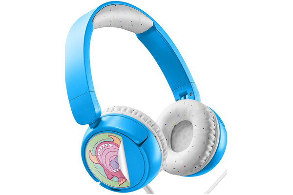 Słuchawki CELLULARLINE Play Patch Nauszne Przewodowe niebieski