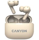 Słuchawki Canyon OnGo 10 Dokanałowe Bezprzewodowe beżowy