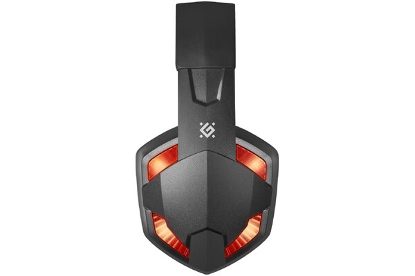 Słuchawki DEFENDER Warhead G370 Nauszne Przewodowe czarno-czerwony