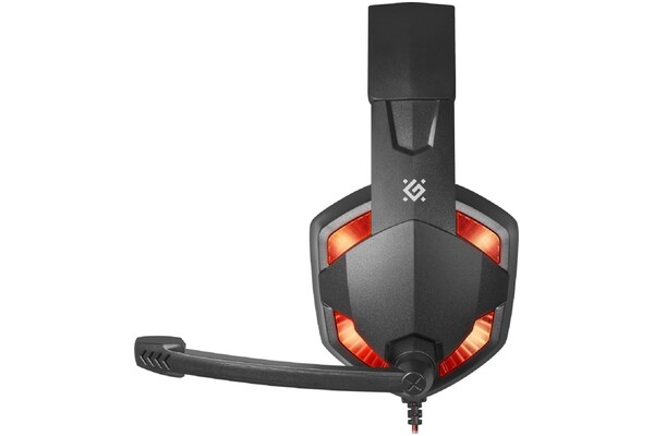 Słuchawki DEFENDER Warhead G370 Nauszne Przewodowe czarno-czerwony